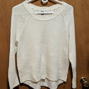 Cream Roxy sweater